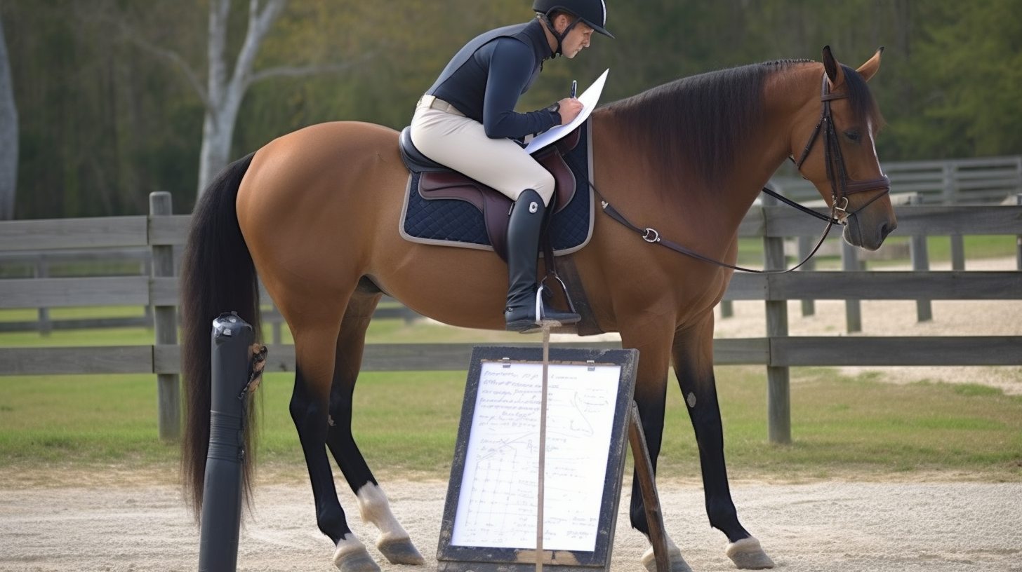 Comment élaborer un plan de travail pour un cheval de sport 